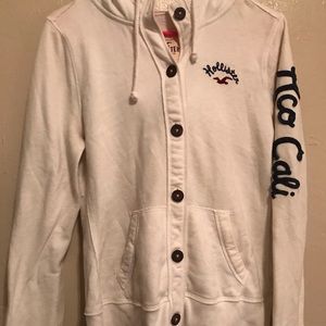 hollister button up jacket .
